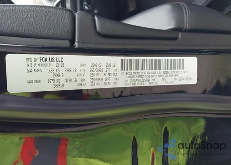 2020 Jeep Grand Cherokee Altitude 4X4 from USA, damaged, VIN 1C4RJFAG4LC254784